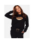 PLNY LALA Суитшърт Kiss 19 Черен Regular Fit - Pepit.bg