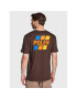 Poler Тишърт Trd 223APM2001 Кафяв Classic Fit - Pepit.bg