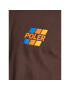 Poler Тишърт Trd 223APM2001 Кафяв Classic Fit - Pepit.bg