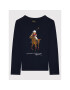 Polo Ralph Lauren Блуза Bear 311854217001 Тъмносин Regular Fit - Pepit.bg