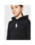 Polo Ralph Lauren Ежедневна рокля Hood Flc Drs 313837221008 Черен Regular Fit - Pepit.bg