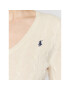 Polo Ralph Lauren Пуловер 211875832005 Екрю Regular Fit - Pepit.bg