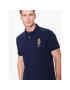 Polo Ralph Lauren Тениска с яка и копчета 710853312019 Тъмносин Slim Fit - Pepit.bg