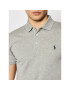 Polo Ralph Lauren Тениска с яка и копчета 710541705 Сив Slim Fit - Pepit.bg