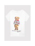 Polo Ralph Lauren Тишърт Bear 310850649001 Бял Regular Fit - Pepit.bg