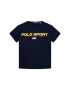 Polo Ralph Lauren Тишърт Ss Cn 323837629001 Тъмносин Regular Fit - Pepit.bg