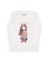 Primigi Блуза Glam Winter 44212513 Бял Regular Fit - Pepit.bg