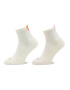 Puma Комплект 2 чифта къси чорапи дамски Women Heart Short Sock 2P 938020 Екрю - Pepit.bg