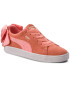 Puma Сникърси Suede Bow Jr 367316 01 Оранжев - Pepit.bg