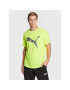 Puma Тениска от техническо трико Run Logo 522423 Зелен Regular Fit - Pepit.bg