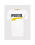 Puma Тишърт Club Graphic Tee 598793 Бял Regular Fit - Pepit.bg