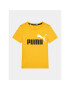 Puma Тишърт Ess+ 2 Col Logo 586985 Жълт Regular Fit - Pepit.bg