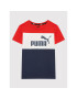 Puma Тишърт Essentials+ Colour Blocked 846127 Червен Regular Fit - Pepit.bg