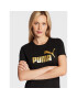 Puma Тишърт Essentials+ Metallic Logo 848303 Черен Regular Fit - Pepit.bg