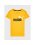 Puma Тишърт Essentials+ Two-Tone Logo 586985 Жълт Regular Fit - Pepit.bg