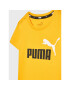 Puma Тишърт Essentials+ Two-Tone Logo 586985 Жълт Regular Fit - Pepit.bg