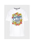 Puma Тишърт Graphic Basketball 536198 Бял Regular Fit - Pepit.bg
