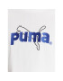 Puma Тишърт Team Graphic 538256 Бял Relaxed Fit - Pepit.bg