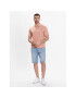 Quiksilver Тениска с яка и копчета Essentials EQYKT04094 Розов Regular Fit - Pepit.bg