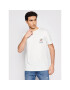 Quiksilver Тишърт Beal Ss Tee EQYKT04117 Бял Regular Fit - Pepit.bg