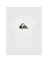 Quiksilver Тишърт Comp Logo EQBZT04369 Бял Regular Fit - Pepit.bg