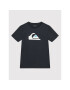 Quiksilver Тишърт Comp Logo EQBZT04369 Черен Regular Fit - Pepit.bg