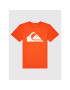 Quiksilver Тишърт Comp Logo EQBZT04369 Оранжев Regular Fit - Pepit.bg