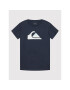 Quiksilver Тишърт Comp Logo EQBZT04369 Тъмносин Regular Fit - Pepit.bg