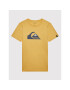 Quiksilver Тишърт Comp Logo EQBZT04369 Жълт Regular Fit - Pepit.bg