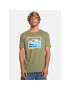 Quiksilver Тишърт Landscapelines Tees EQYZT07450 Каки Regular Fit - Pepit.bg