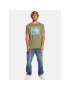 Quiksilver Тишърт Landscapelines Tees EQYZT07450 Каки Regular Fit - Pepit.bg