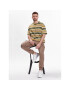 Quiksilver Тишърт Moonbeam Jack EQYKT04264 Каки Regular Fit - Pepit.bg