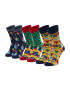 Rainbow Socks Дълги чорапи unisex Happy Birthday Цветен - Pepit.bg