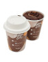 Rainbow Socks Дълги чорапи unisex Tasty Coffee To Go Кафяв - Pepit.bg