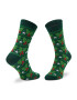 Rainbow Socks Комплект 3 чифта дълги чорапи мъжки Xmas Socks Box Stripes Pak 3 Зелен - Pepit.bg