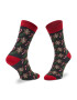 Rainbow Socks Комплект 3 чифта дълги чорапи мъжки Xmas Socks Box Stripes Pak 3 Зелен - Pepit.bg