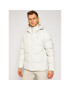 Rains Пухено яке 1506 Бял Casual Fit - Pepit.bg