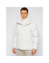 Rains Пухено яке 1522 Бял Boxy Fit - Pepit.bg