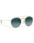 Ray-Ban Слънчеви очила Round Double Bridge 0RB3647N 91233M Златист - Pepit.bg