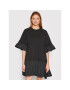 Red Valentino Ежедневна рокля XR0MJ09G6HF Черен Regular Fit - Pepit.bg