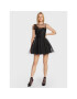 Red Valentino Коктейлна рокля 1R3VA22G6LB Черен Regular Fit - Pepit.bg