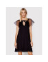 Red Valentino Коктейлна рокля VR0MJ06Q5WD Черен Regular Fit - Pepit.bg