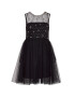 Red Valentino Коктейлна рокля VR0VA17W Черен Regular Fit - Pepit.bg