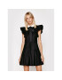 Red Valentino Коктейлна рокля VR0VAAC0 Черен Regular Fit - Pepit.bg