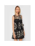 Red Valentino Коктейлна рокля WR3VA18Z Черен Regular Fit - Pepit.bg