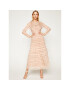 Red Valentino Лятна рокля TR0VA11N Бежов Regular Fit - Pepit.bg