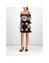 Red Valentino Плетена рокля RR0KDA12 Черен Regular Fit - Pepit.bg