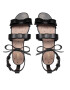 Red Valentino Сандали XQ2S0H26MEN Черен - Pepit.bg