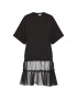 Red Valentino Туника VR0MG09Z Черен Relaxed Fit - Pepit.bg