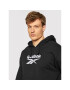 Reebok Суитшърт Classics Foundation Vector GU3879 Черен Oversize - Pepit.bg